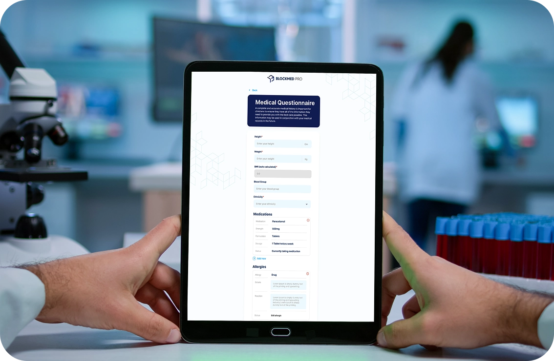 myOTR on a tablet in an everyday setting